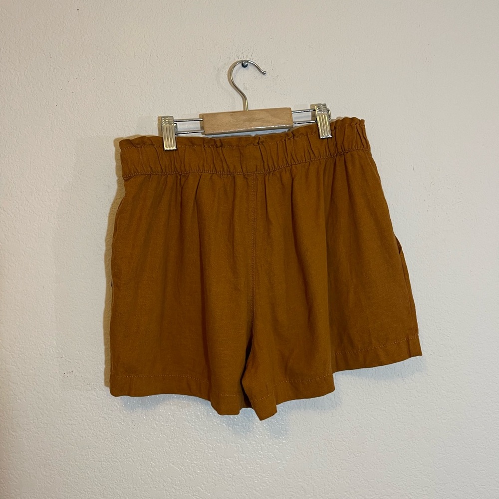 NWT Lucky Brand Tie Front Linen Shorts XS - Picture 6 of 7